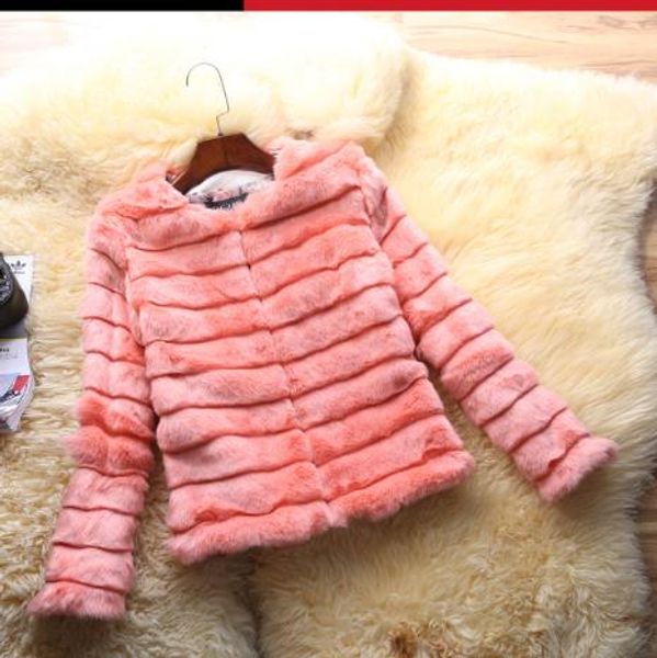 

furry 2019 winter women's faux fur coat artificial fur overcoat furry jacket femme short fake outwear q923, Black