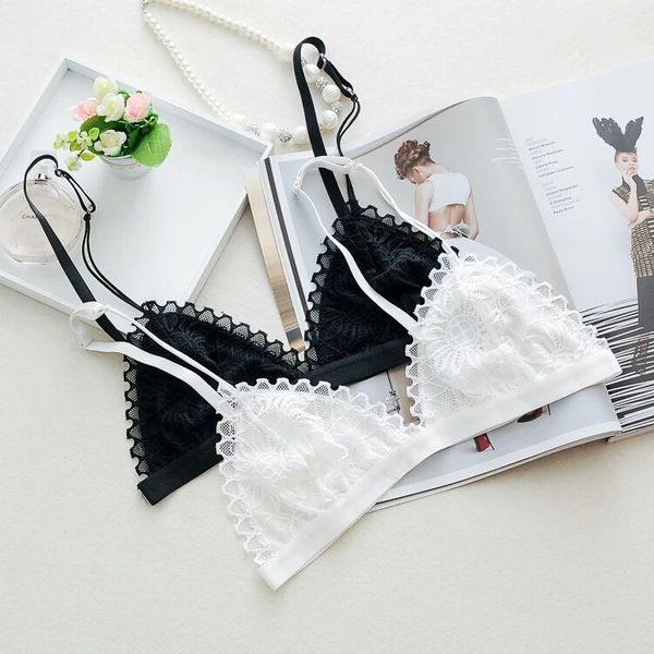 

thin bralette lace bra bras for women bra push up wireless brassiere om bra seamless lingerie brasier mujer plak bh, Red;black