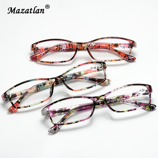 

brand retro floral frame reading glasses rectangular ladies hinge reading glasses female 1.0 1.5 2.0 4.0, White;black