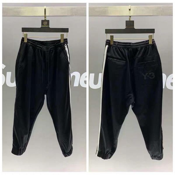

19ss luxurious brand design y-3 long pants terry trousers all-match fashion y3 hip-hop high streetwear cool sports trousers, Camo;black