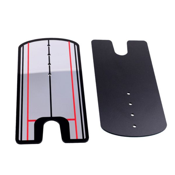 

golf putting mirror alignment training aid swing trainer golf swing straight practice eye line accessories