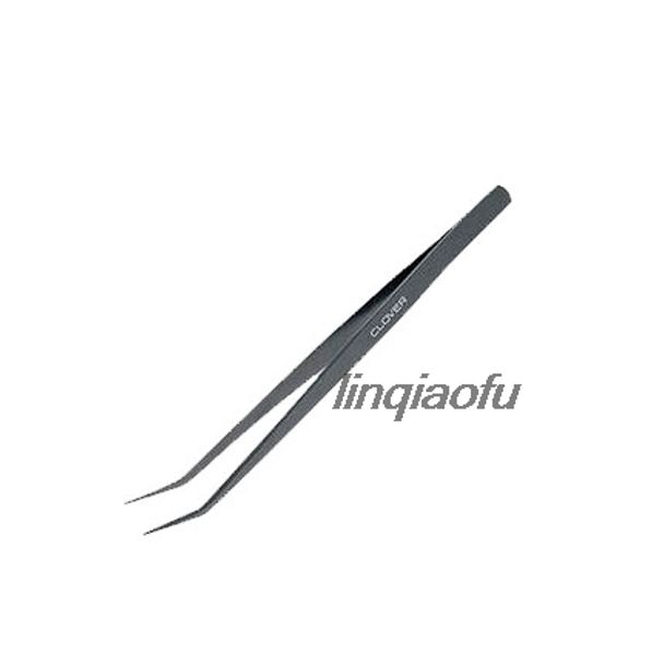

three-dimensional crimping tweezers for high-quality handmade cloth, Black