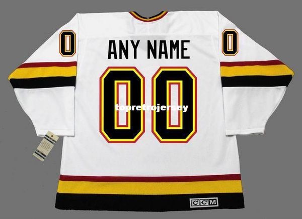 

wholesale mens vancouver canucks 1990's ccm vintage home "wholesaleized" retro hockey jersey, Black;red