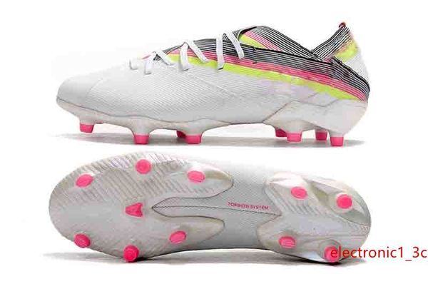 

soccer nemeziz 19.1 firm ground cleats dark script mens/boys nemeziz 19.1 soccer cleats pink active red black fg football cleats