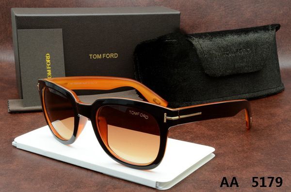 

new fashion sunglasses for tom man woman eyewear designer brand sun glasses ford lenses with original box 5179, White;black