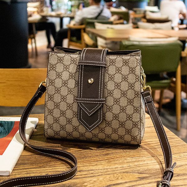 

ma'am handbag pu2019 printing bucket package single shoulder woman package temperament goddess satchel exceed fire luxury bag handbags