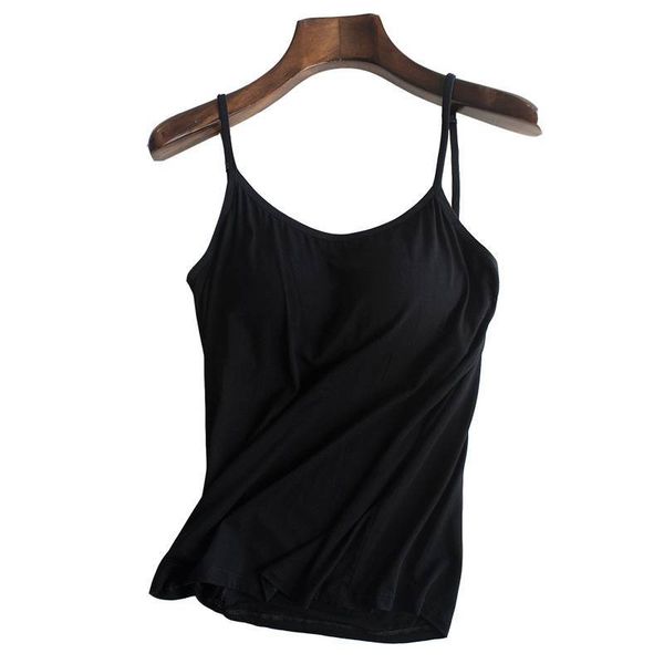 

summer fashion lady and comfortable without rims with chest pad sports yoga home camisole, White;red