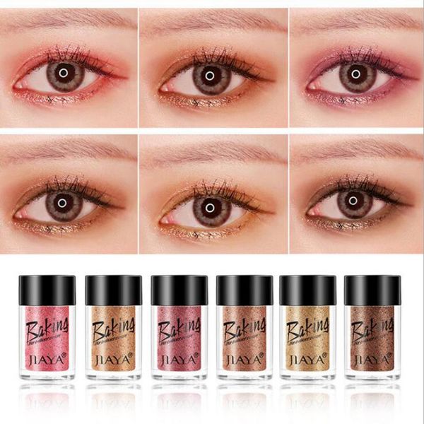 

6color matte eyeshadow durable waterproof diamond glitter liquid eyeshadow eye makeup easy to wear suitable for novice tslm2