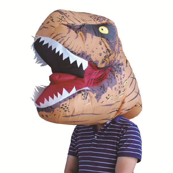 

Adult Tyrannosaurus Rex Costume Party Style Halloween Carnival Hood Inflatable Festival Mens Play Costume Apparel