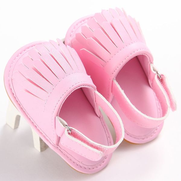 

us stock 0-18m baby infant kids boys girls soft sole crib toddler summer sandals shoes, Black;red