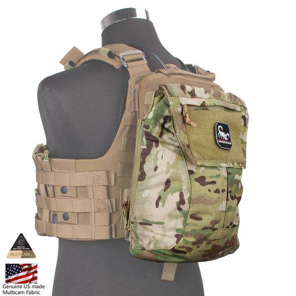 

tmc pouch zip-on panel for vest plate carrier avs jpc2.0 cpc gear mc cp tmc2483, Camo;black