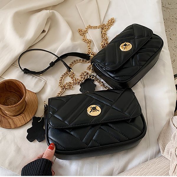 

винтаж crossbody сумки на ремне для женщин 2020 искусственная кожа замок цепи курьерские сумки элегантные дамы дорожные сумки