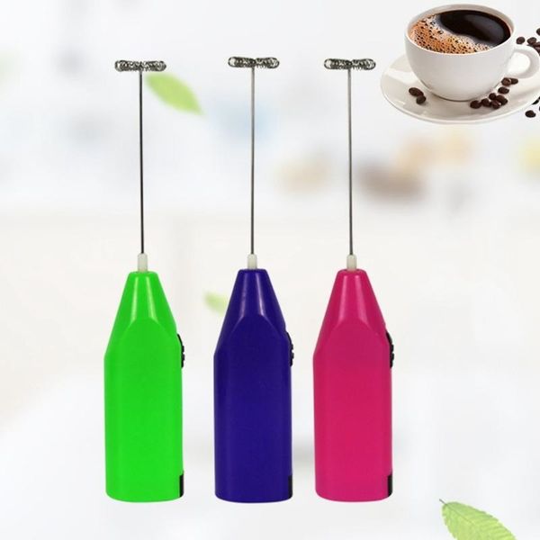

stainless steel handheld milk frother coffee electric mixer cream whipper battery operated egg beater drink blender kitchen fa2962