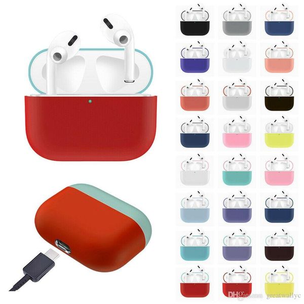 

protective soft silicone case for airpods pro airpods3 shockproof earphone waterproof bags case for airpods 3 earbuds cover