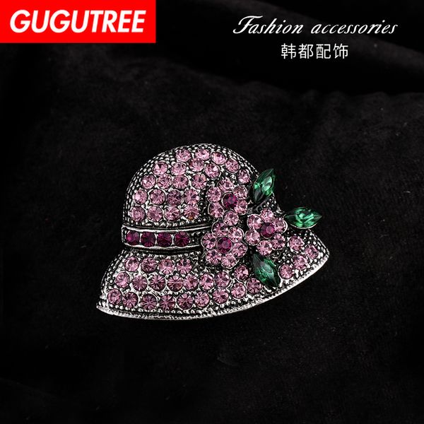 

gugutree brooch breastpin hat patch badges applique patches for clothing hh-84, Black