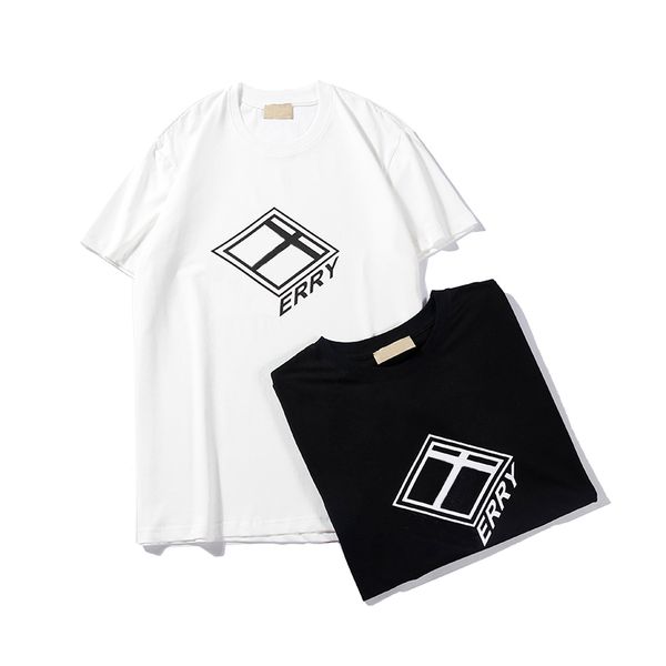 

2020 luxury mens designer t shirt design casual short sleeves crew neck burb letters erry print men women tee s-2xl b103639v, White;black