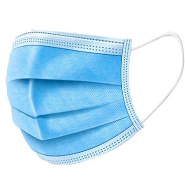 

10000pcs disposable face mask 3 layer earloop dust mouth masks cover 3ply non-woven disposable dust mask soft breathable outdoor party pack