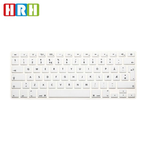 Norwegian Silicone UK//EU Keyboard Cover skin For Macbook Pro Air Retian 13 15 17