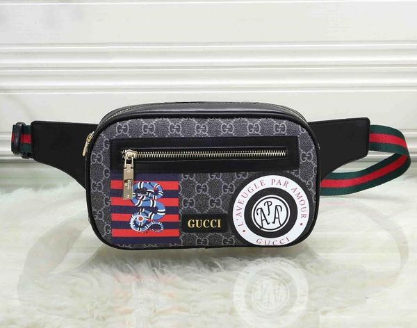 

2019 new tyle nake letter logo bag pu leather wai t bag famou fa hion men 039 pur e women 039 cro body houlder bag