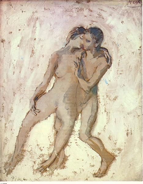 

pablo picasso classical oil painting nudes interlaces nus entrelace 100% handmade by experienced painter on white canvas picasso524