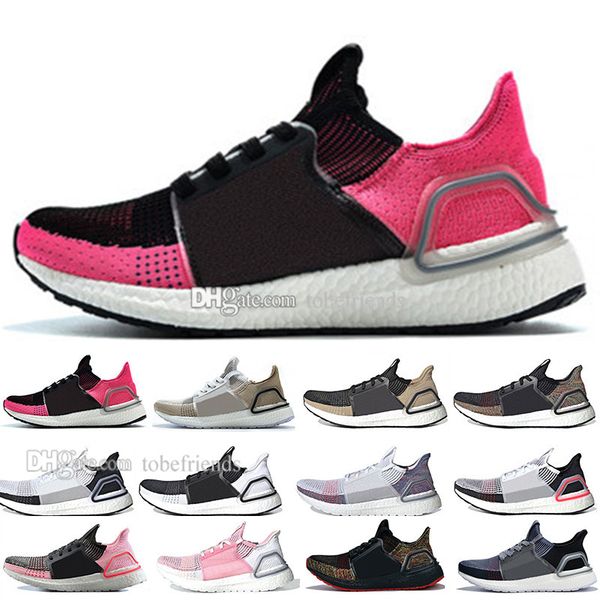 

new 2019 ultra boost 19 laser red refract oreo mens running shoes for men women ultraboost 5.0 raw sand-grey sport sneaker designer trainers
