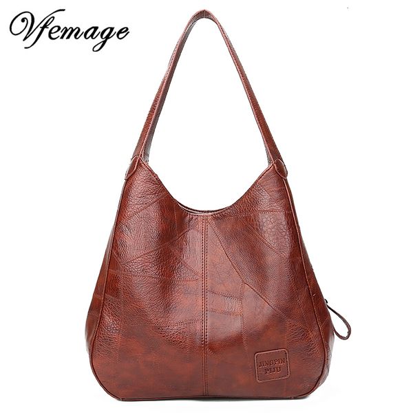 

hobos bag women leather handbags female shoulder bags lady tote soft bag vintage bags for women casual bolsos feminina 2019 sac y191026