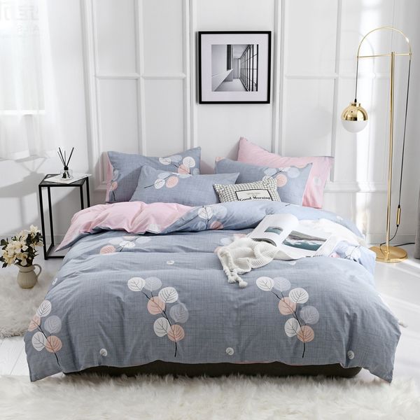 

oloy 100% хлопок комплект постельных принадлежностей пододеяльник постельное белье мягкий лист наволочки твин полный  size пододеяльник