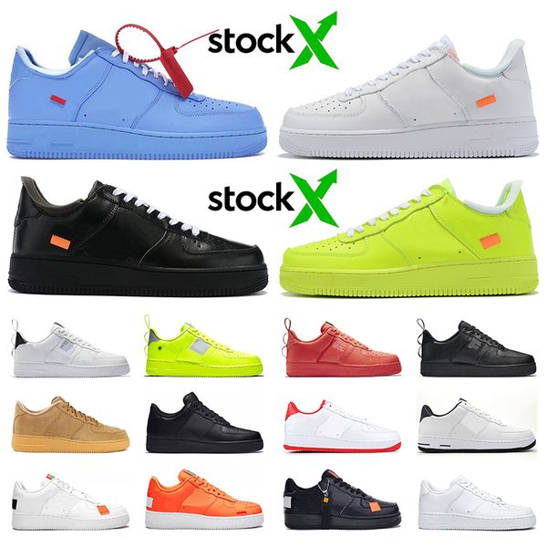 

wholesale 2020 low mca university blue one shoes women mens dunk 1 running shoes utility white olive jdi orange black sports sneakers 36-45, White;red