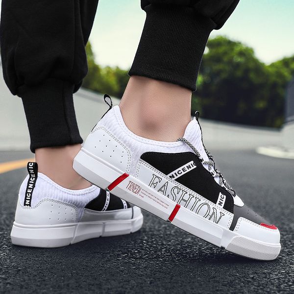

2020 krasovki men casual shoes summer sneakers men light shoes flat breathable shoe for man zapatos de hombre dropshiping sapato, Black