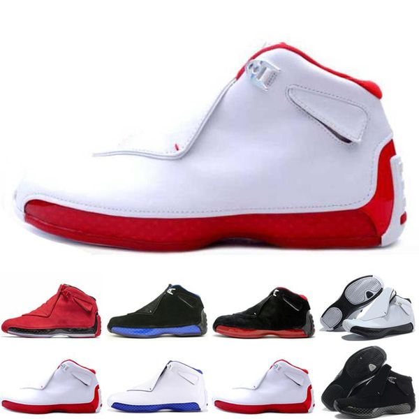 

18 18s mens basketball shoes toro og asg black white red bred royal blue athletic sports sneakers trainers designer outdoor sport 12