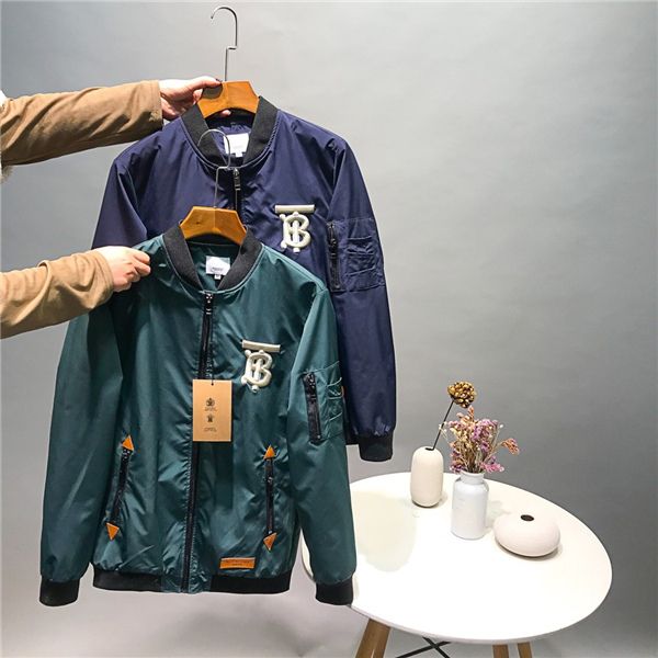 

20ss new luxury jacket bbr baseball uniform jacket windbreaker sun protection clothing pullovers outdoor coat 2.4, Blue;black