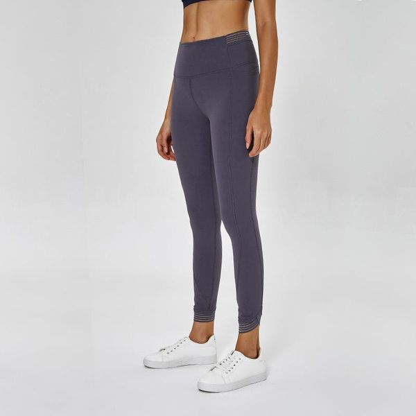 

ca-67 high waist women yoga pants with pocket spandex sports gym wear leggings elastic fitness lady overall full tights workout ship, White;red