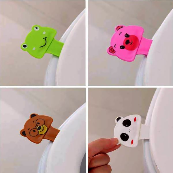 

toilet closestool seat handle toilet seat cover lifter with adhesive foldable sanitary seat cover lifting device 1pc bathroom sinks