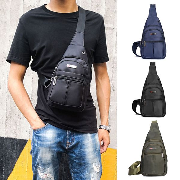 

men wear resistant waterproof chest bag with adjustable shoulder strap new