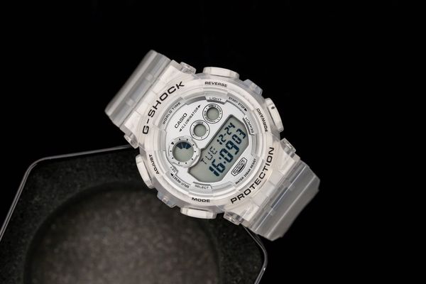 

men sports watches digital quartz watch led big dial 30m waterproof dual display wristwatches g style shock watch relogio masculino, Silver