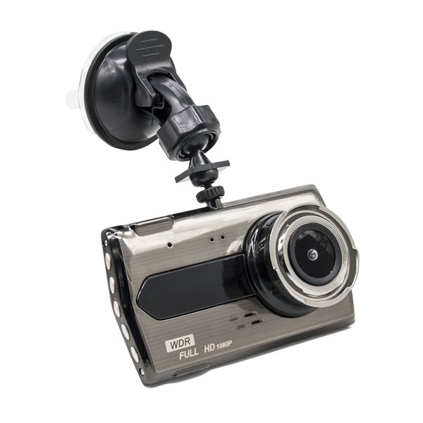 

1080p car dvr dashcam full hd camcorder 2ch vehicle driving recorder 4 inches 170 degrees wide view angle dual lens night vision g-sensor