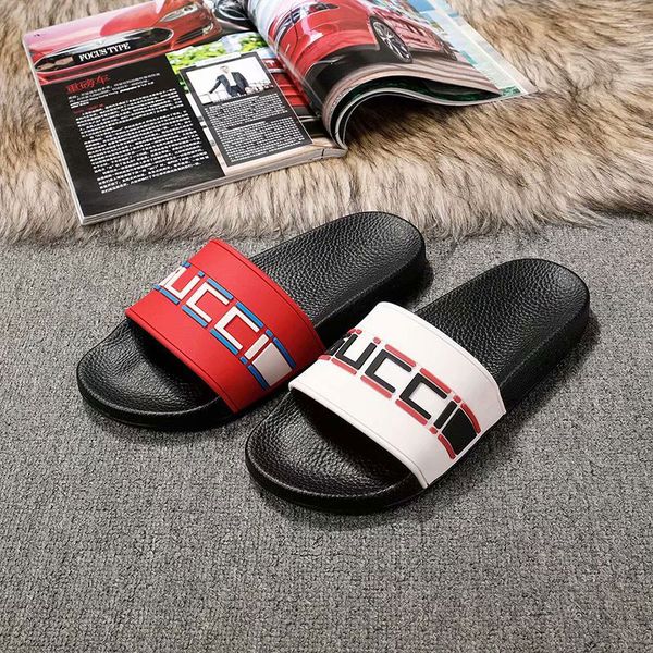 

с коробкой горячего мужчины пляж слайд сандалии medusa потертостей 2019 мужские тапочки белый пляж моды скольжения на дизайнерские сандалии, Black