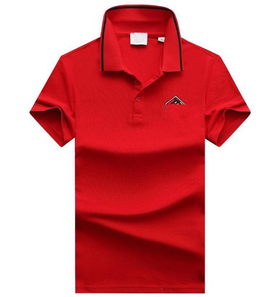 

новые горячие мужчины tee футболка дизайнер рубашки поло high street вышивка мода шаблон ткани мужской бренд поло рубашка бесплатная доставк, White;black