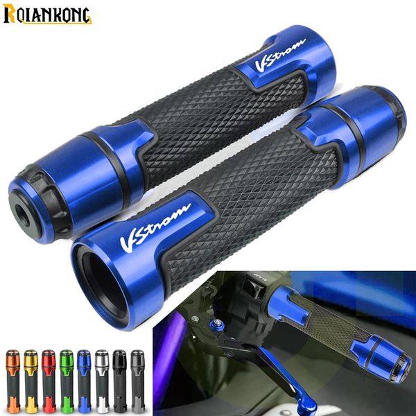 

with vstrom logo motorcycle anti-slip handle bar handlebar hand grips for dl650 v-strom dl1000 dl 650/xt 1000/xt v strom