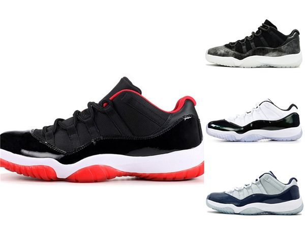 

shoes 2020 og jumpman designer mens fashion sneakers j1 11s jd 11 low basketball shoes white black red blue grey sale #276