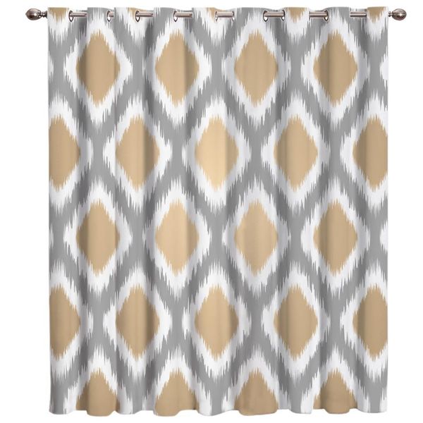 

abstract geometric art design pattern room curtains large window curtain rod living room bedroom outdoor fabric print decor