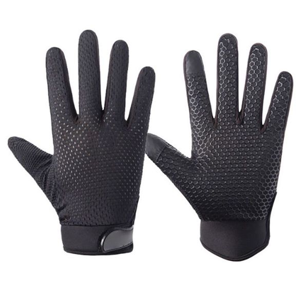 

new windproof touchscreen sport gloves winter outdoor full finger gloves for running cycling skiing hiking, Black