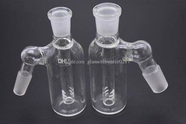 prezzo all'ingrosso 14mm 18mm collettore di cenere per vetro acqua bong 45 gradi cenere catcher femminile ashcatcher spedizione gratuita