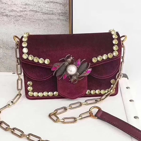 

сумки креста тела сумка плеча plain нейлон цепи лепестковые diamonds bee бумажники работа сумки бесплатная доставка муфту- сумка