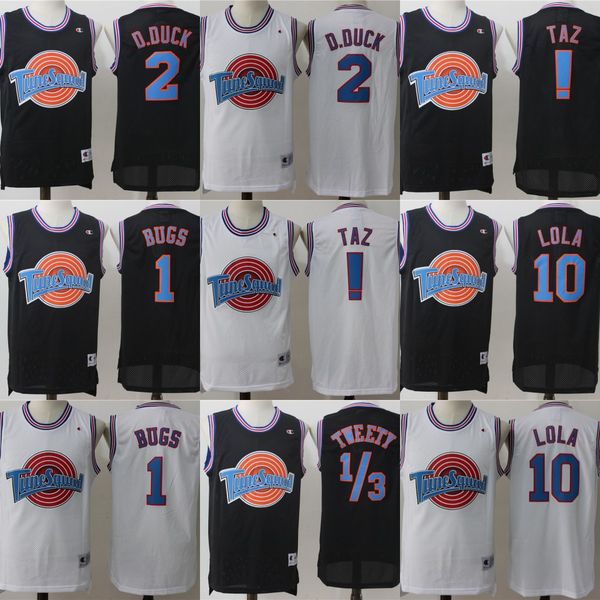 

Tune Squad Space Jam Movie Jersey 1 Bugs Bunny 2 Daffy Duck 1 3 Tweety Bird 10 Трикотажные изделия для баскетбола Lola Bunny