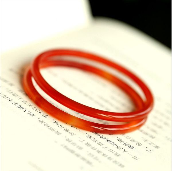 

super fine natural red yu chalcedony bracelet iced yu bracelet female classical elegant multi-ring bracele, Black