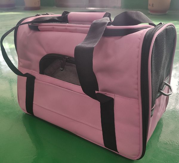 Borse da trasporto per cani Zaino portatile per animali domestici Messenger Trasportino per gatti Borsa da viaggio per cani di piccola taglia in uscita Lato morbido Mesh traspirante303F