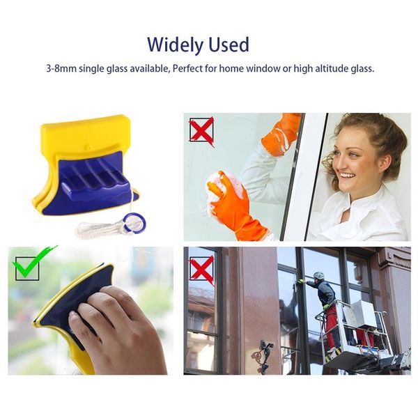 

double sided magnetic glass wipe brush home window wiper glass cleanerfor washing windows glass cleaning brushes magnetic window cleaners