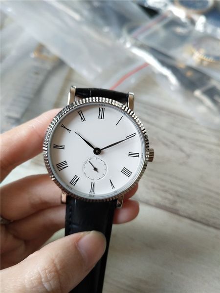 

sell stainless female watches wrist watch leather watch 0033 hand mechanical strap man kejts, Slivery;brown