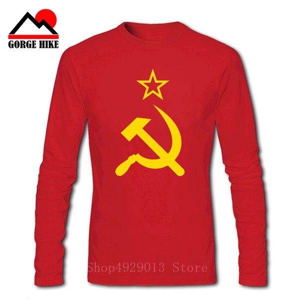 

3d spring autumn new russian t shirts men ussr soviet union long sleeve t-shirt moscow russia mens tees cotton ringer, White;black